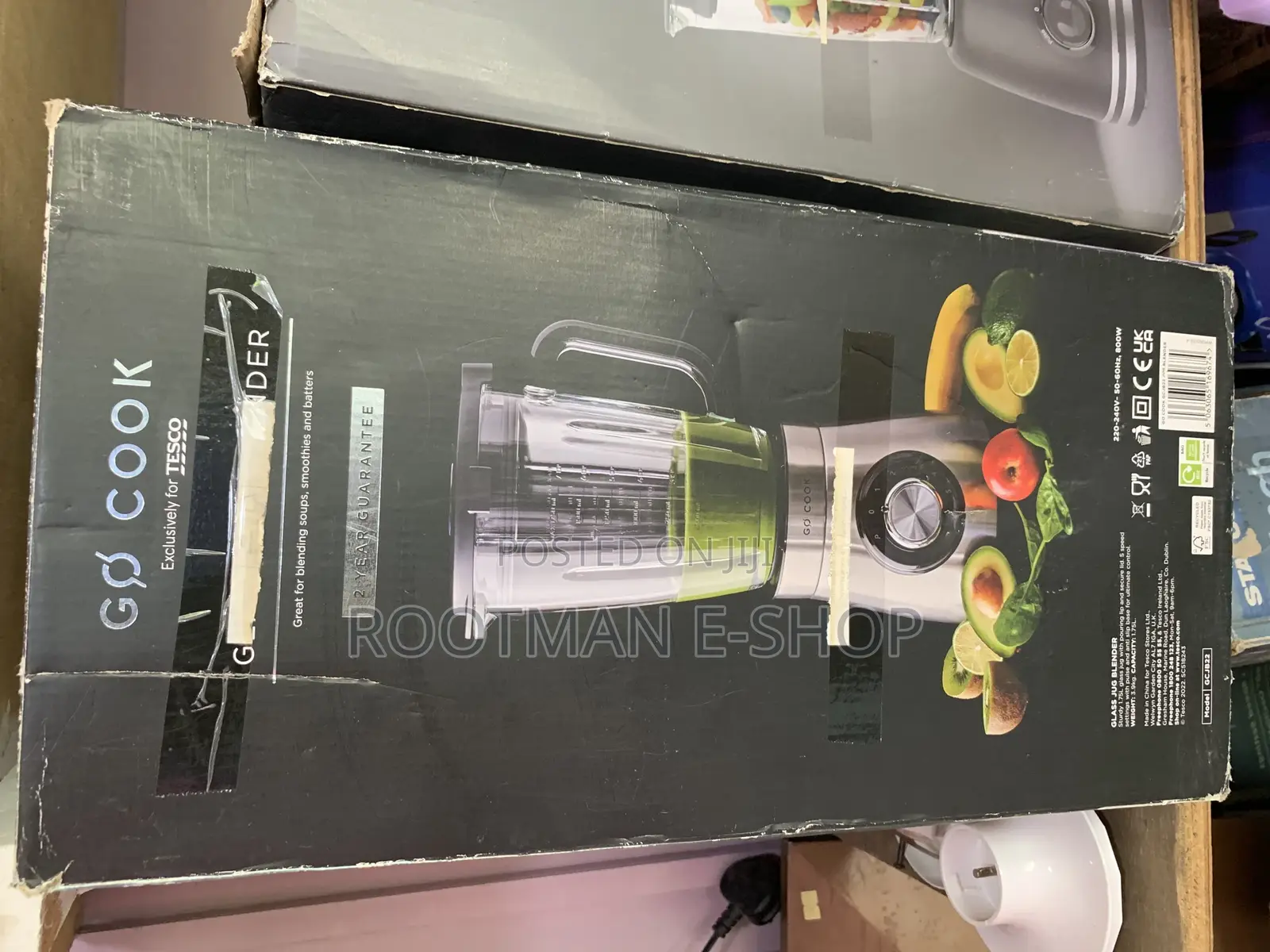 Go Cook 800w Glass Jug Blender – 1.75l, 5 Speeds, Pulse