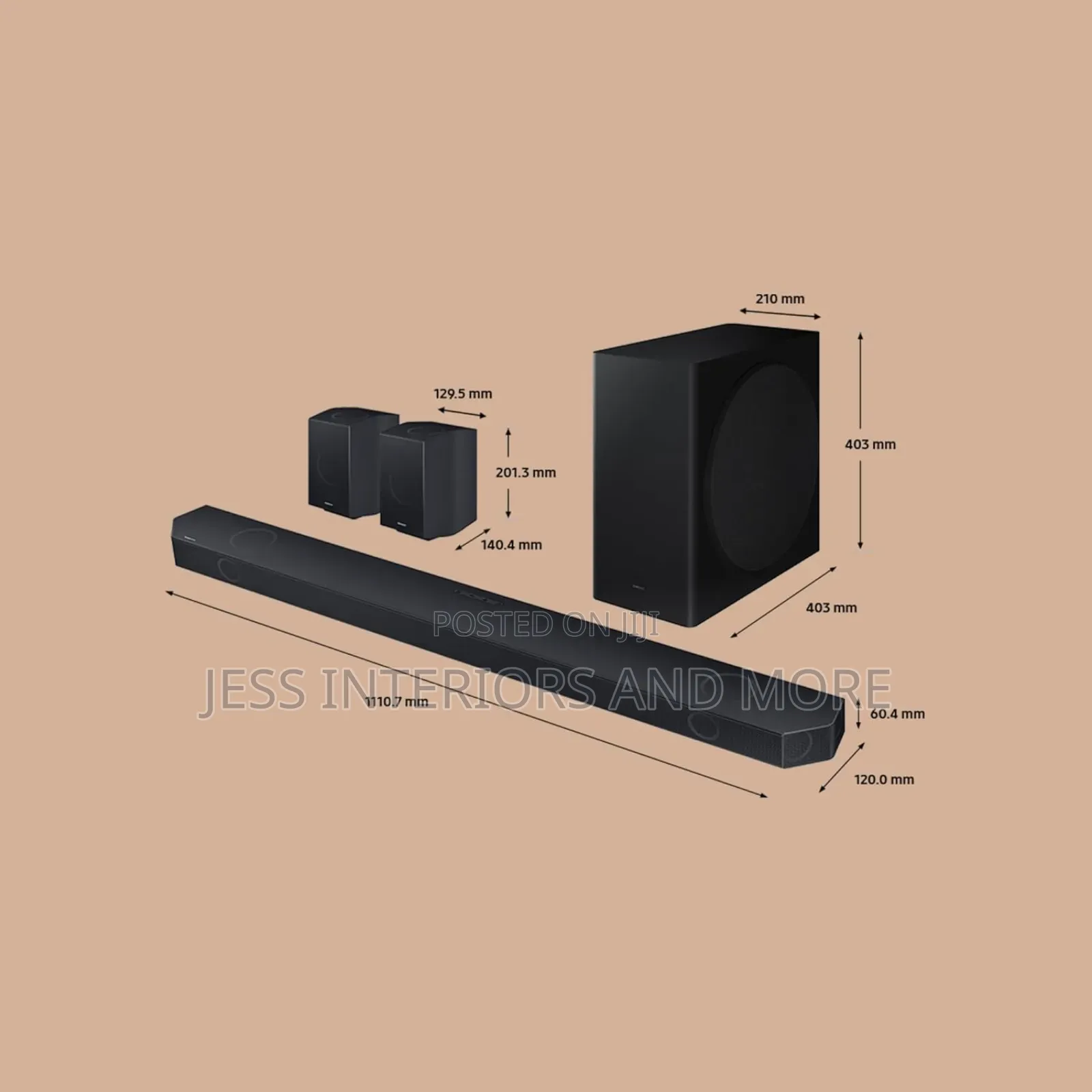 Samsung Q930d (2024) 9.1.4ch Dolby Atmos Wi-Fi Soundbar
