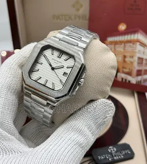 Premium Patek Philippe Geneve Silver Mechanical Watch