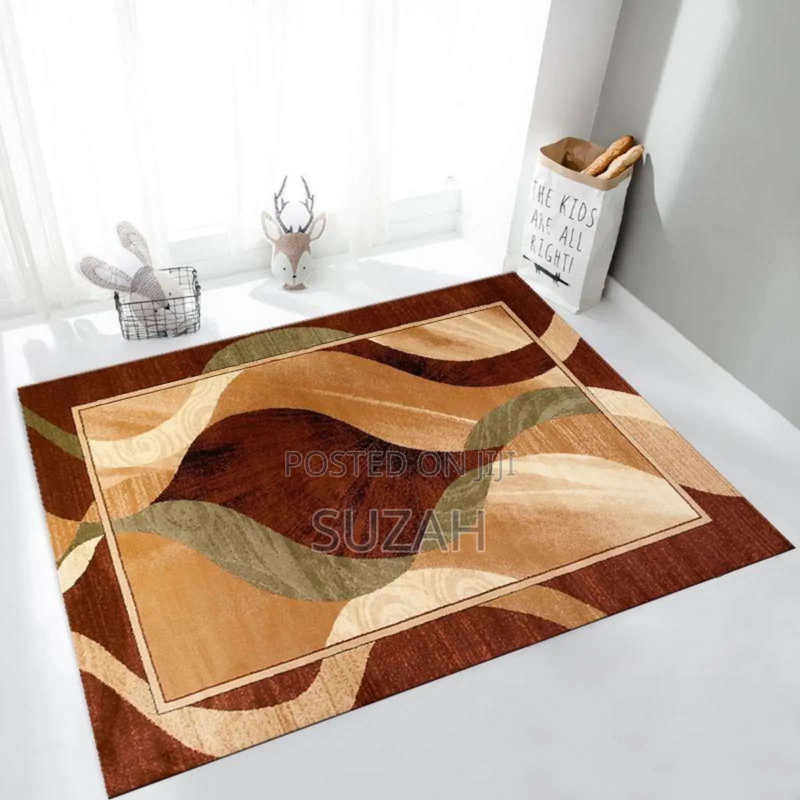 Luxury Gold-Wine Rug