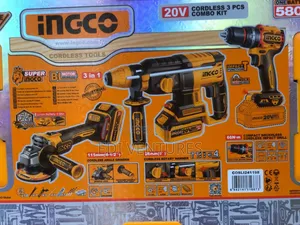 Ingco Cordless 3 Pieces Combo Kit