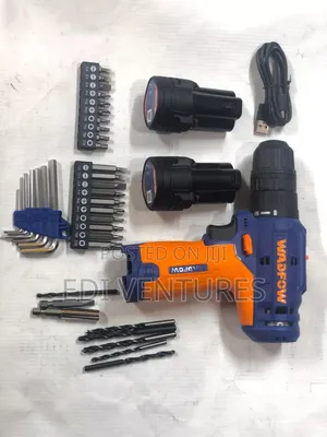 Wadfow Cordless Drill With Accessories
