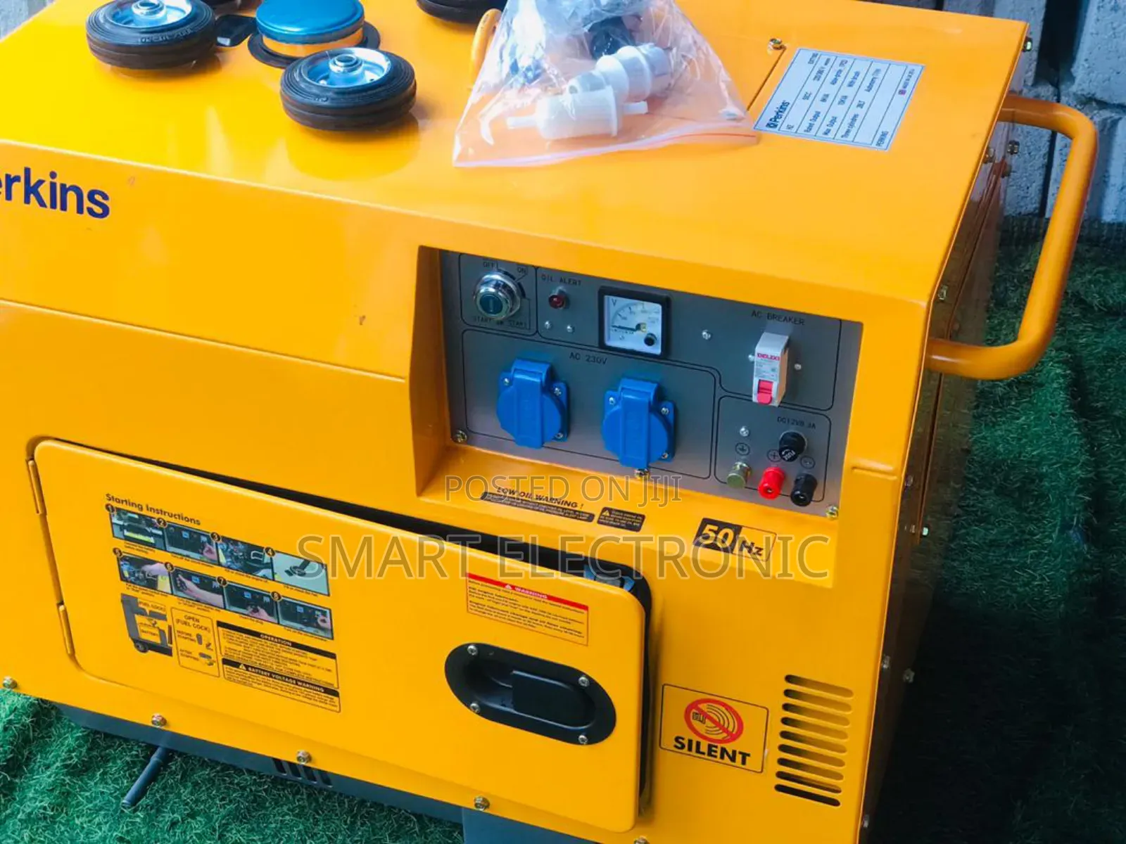 Useful Generator Perkins 10kva Silent Generator 13000