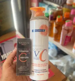 Roshun Vitamin C Face Serum and Body Lotion