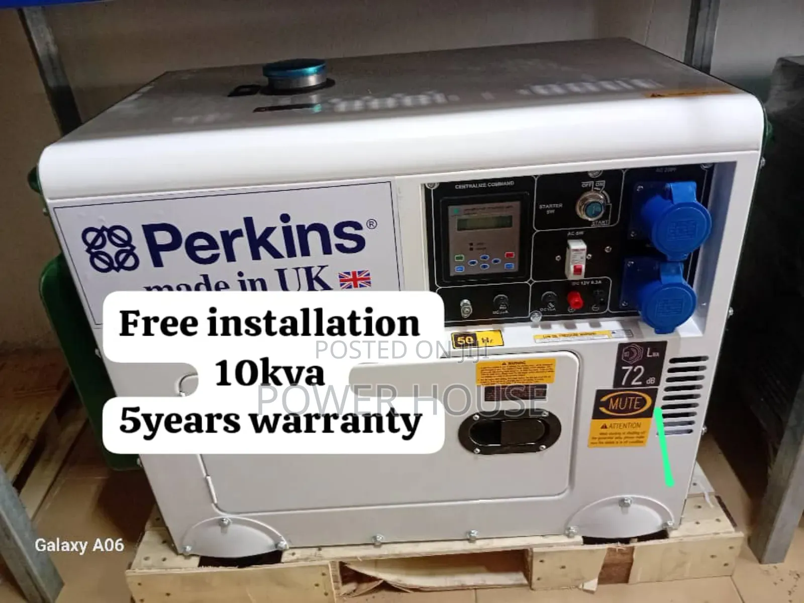 Voltunit Perkins Diesel Generator 10kva