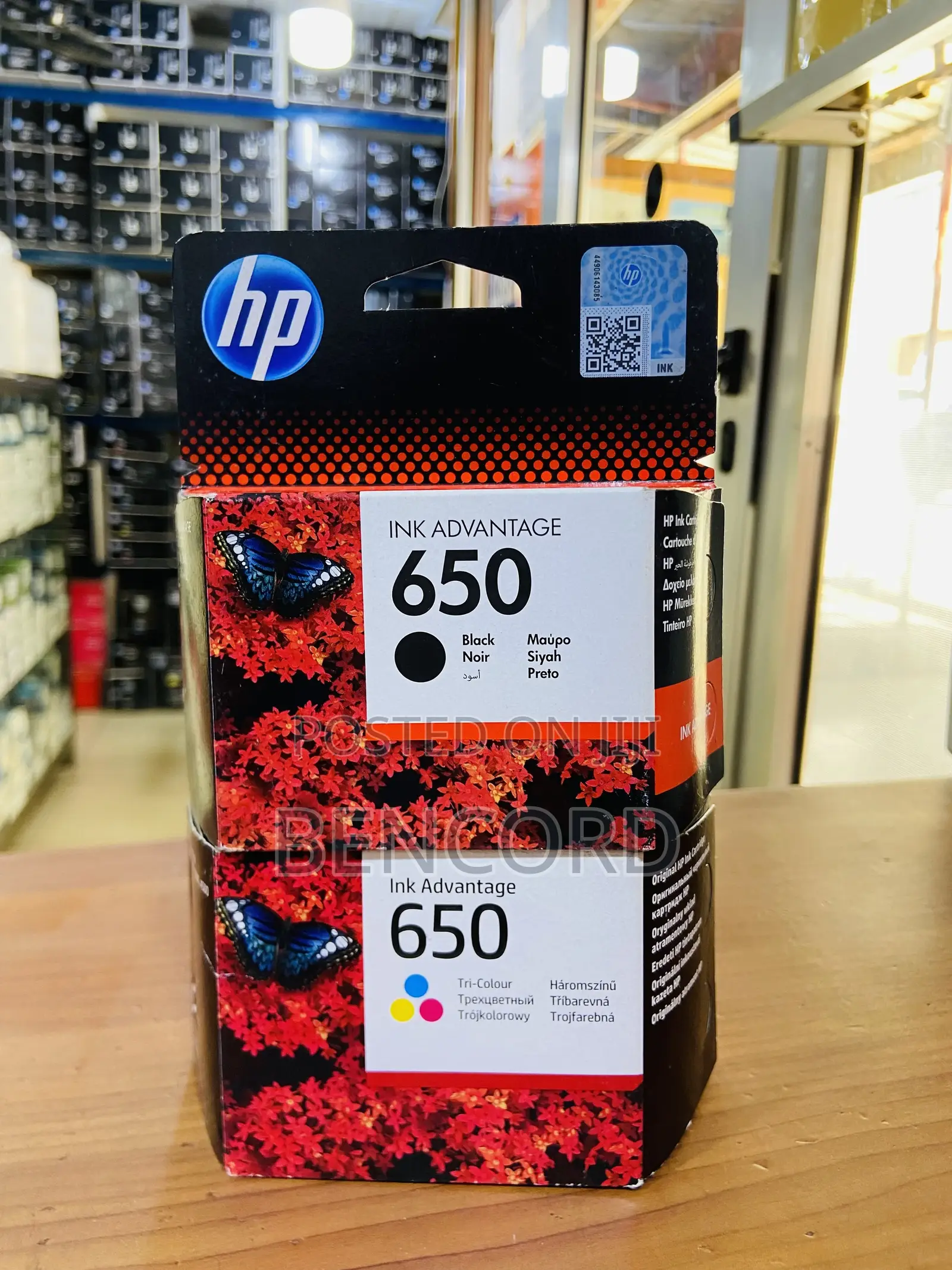 Hp 650 Ink Black/Color (4500 Series)