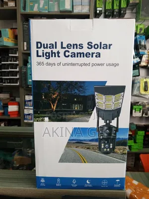 Dual Lens Solar Street Light Camers