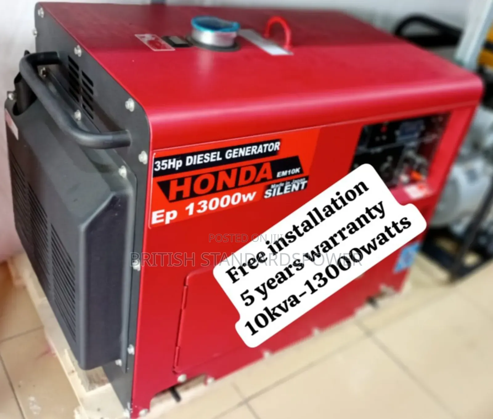 Output Performance 10kva Diesel Generator
