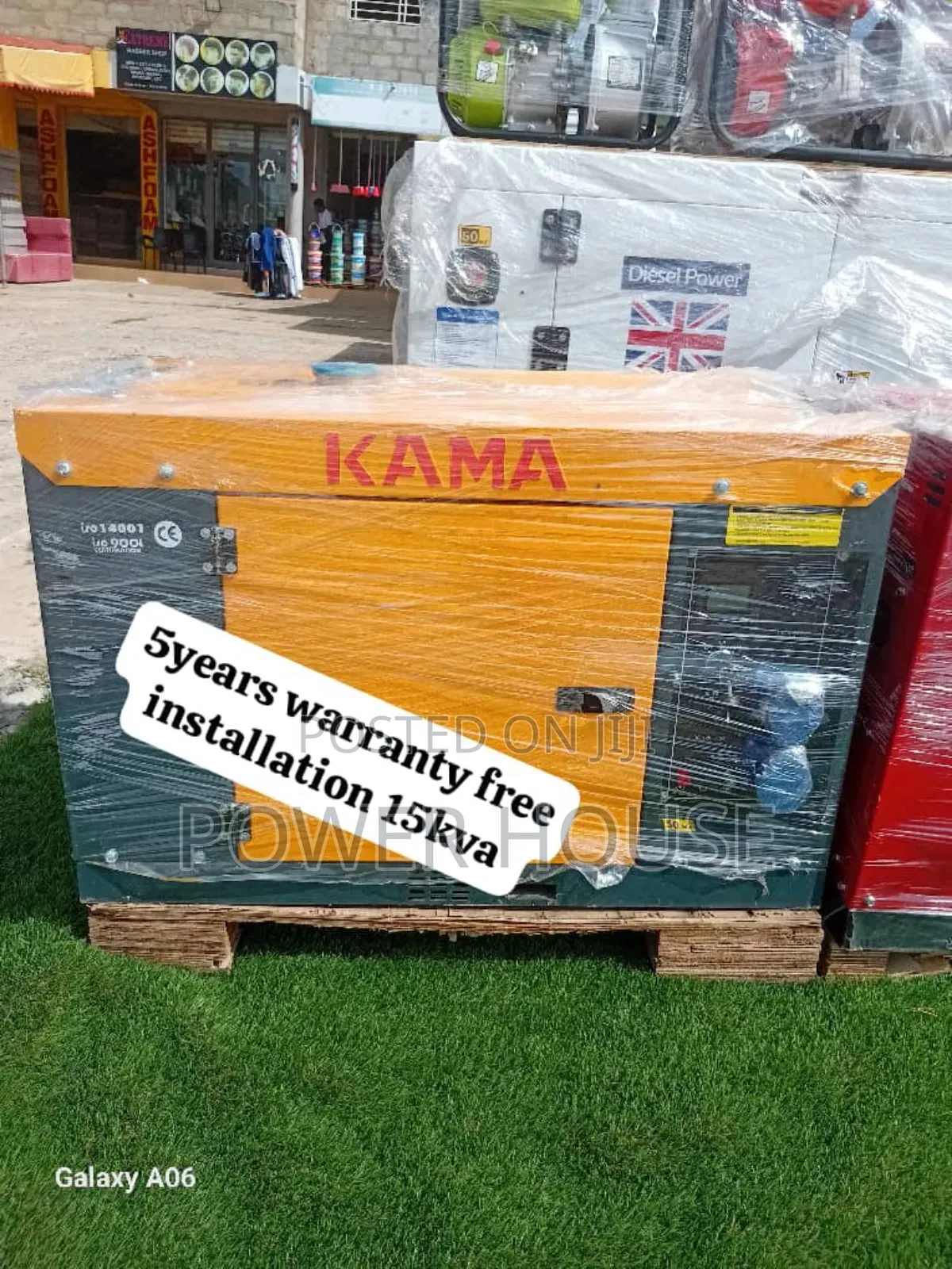 Amp Surge Kama Diesel Generator 15kva 16500watts Kama