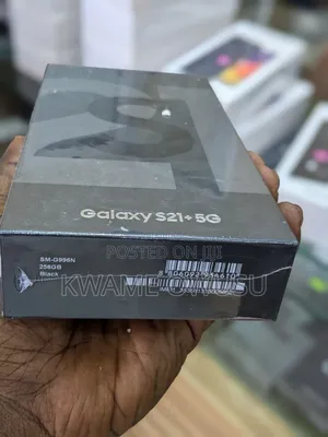 New Samsung Galaxy S21+ 5G 128 GB Black