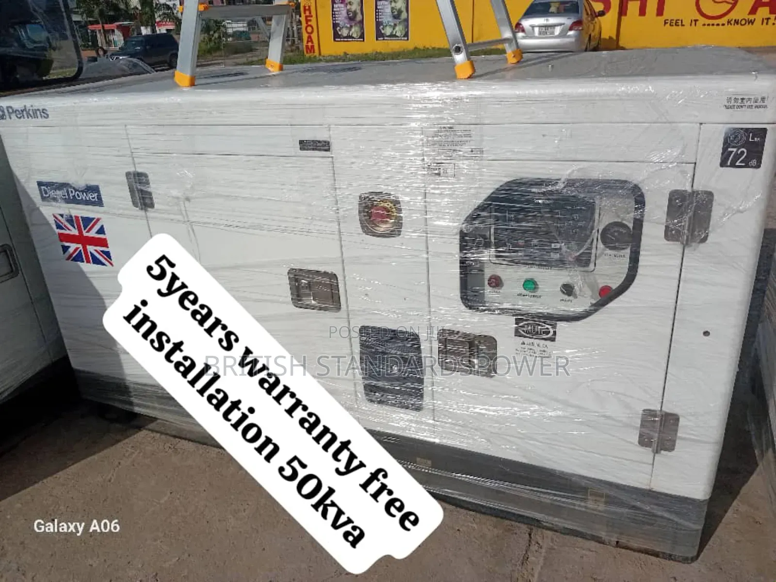 All Copper Motor 50kva Silent Diesel Generator