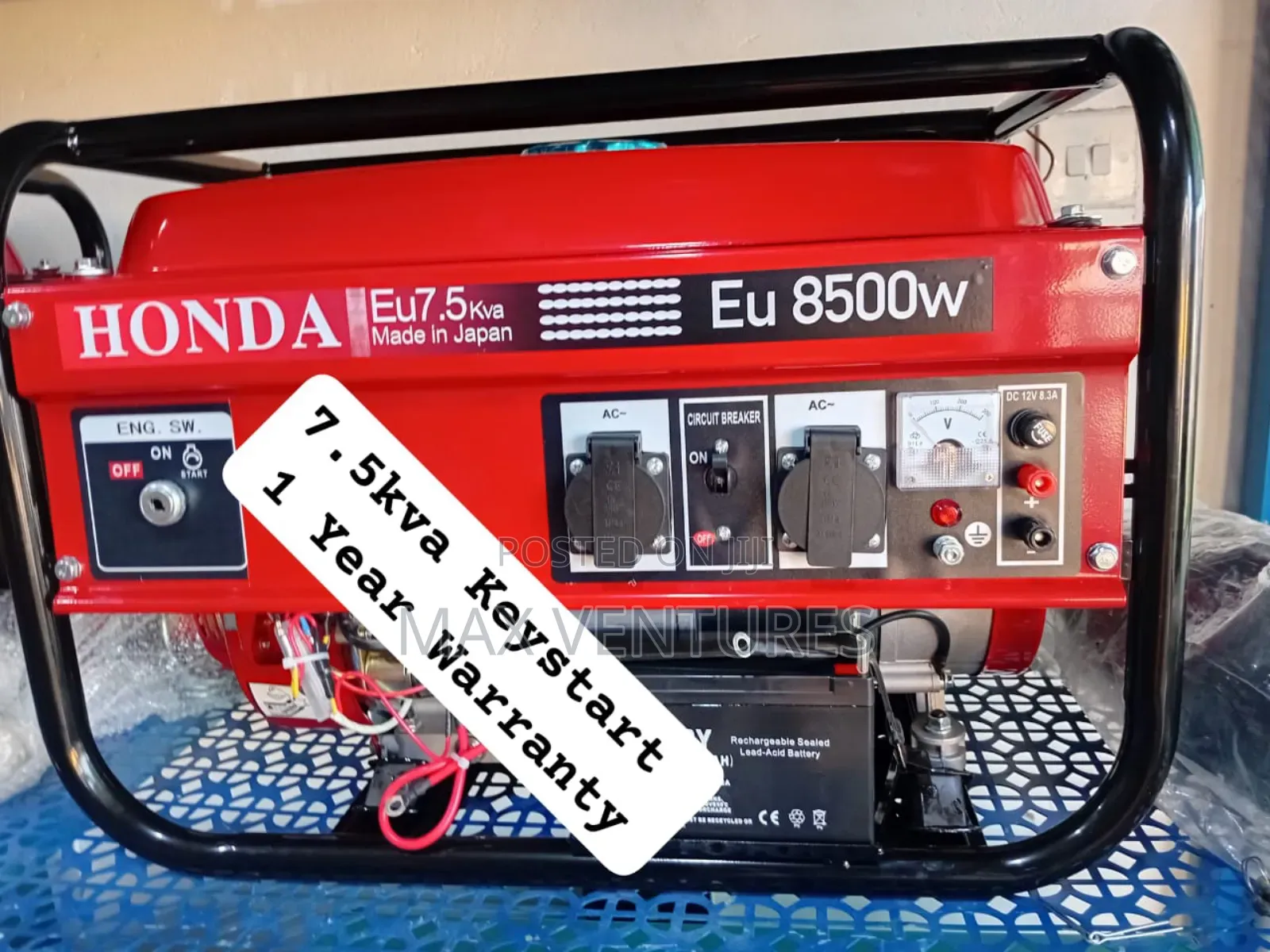 Honda Honda 7.5kva 8500watts Petrol Petrol Emergency Powerup