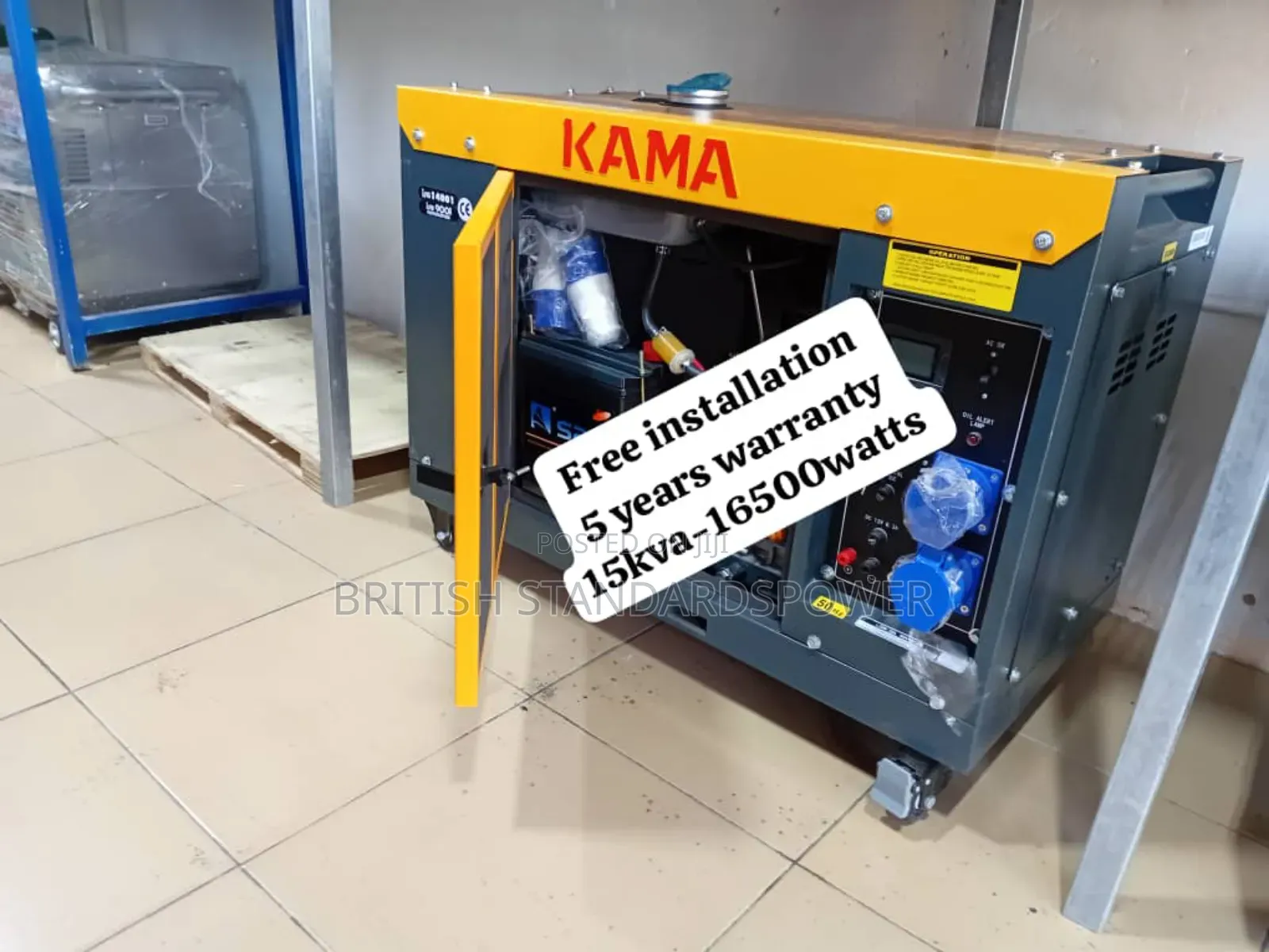 Intense Power Capacity 15kva Diesel Generator