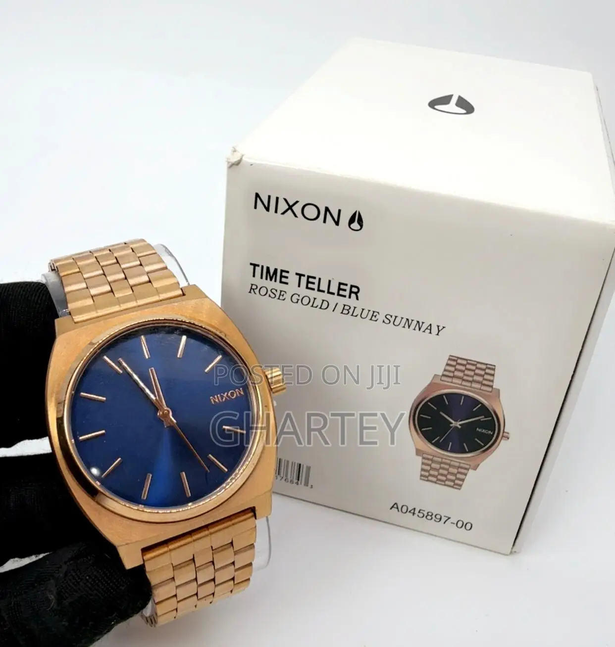Nixon Time Teller Analog Watch || for Men in Rose Gold