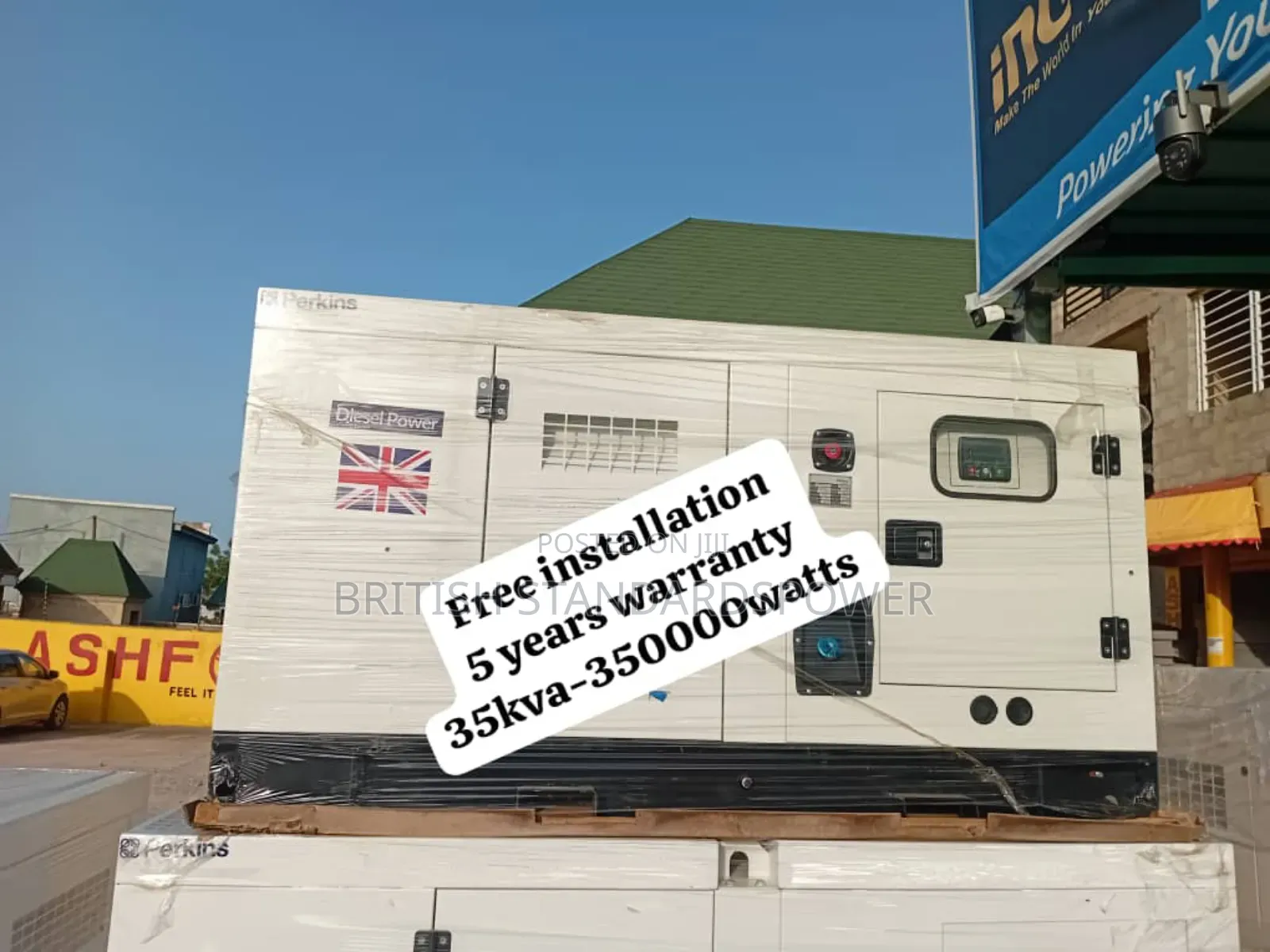 Wattage Output 35kva Silent Diesel Generator
