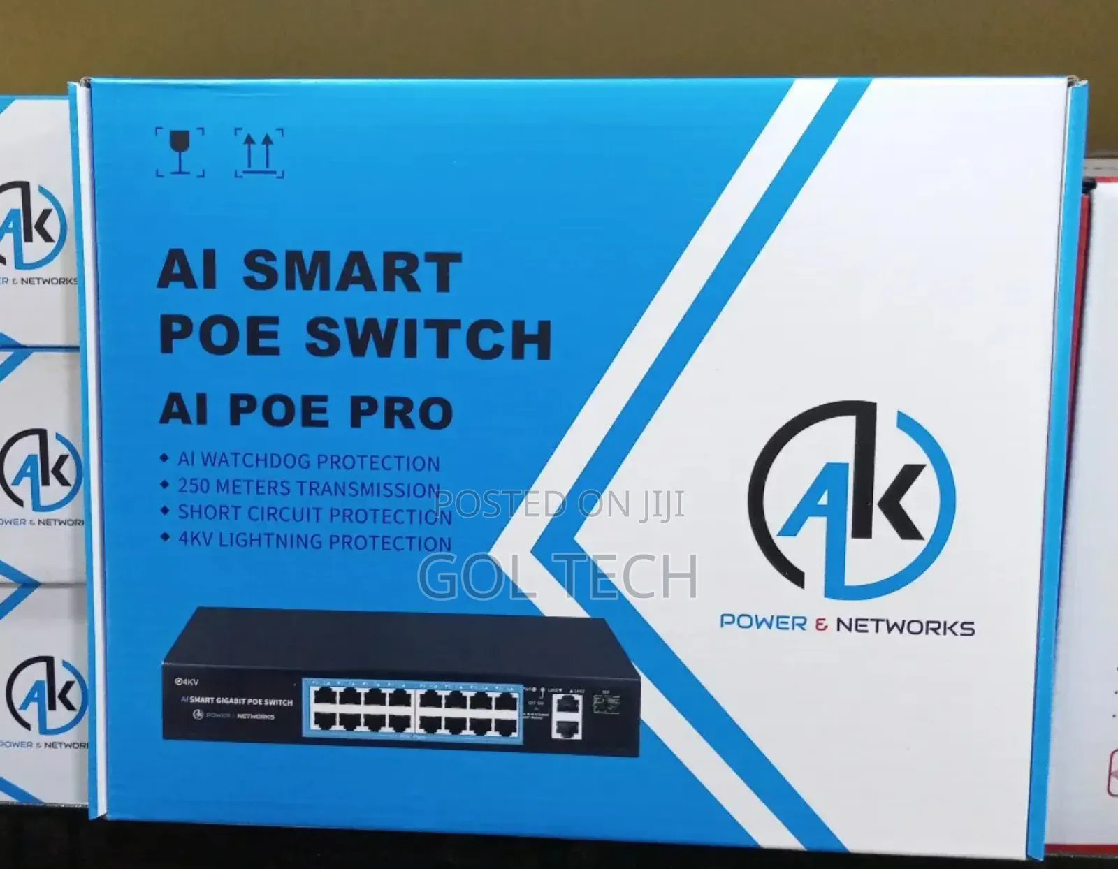 Ai Smart Poe Switch for Networking and CCTV Ak Power