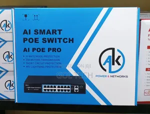 Ai Smart Poe Switch for Networking and CCTV Ak Power