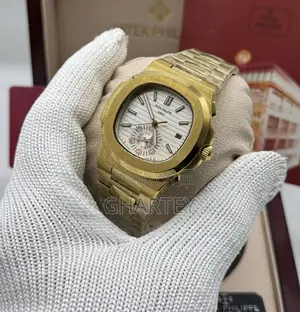 Premium Quality Patek Philippe Men’S Watch || Gold Color