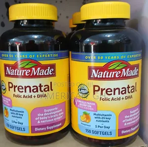 Nature Made Prental Folic Acid + Dha, 150 Softgels