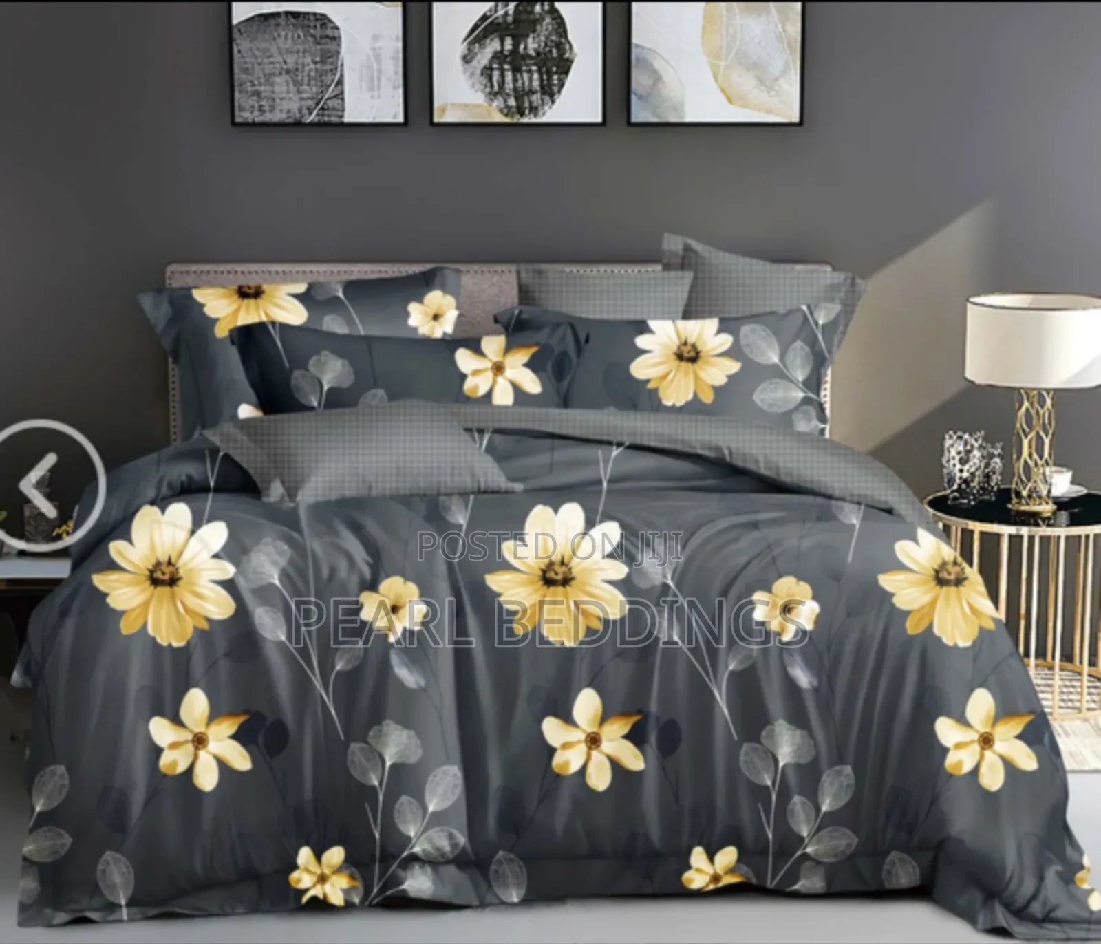 Premium Luxurious 5pcs Quality 100%Cotton Bedsheet Available