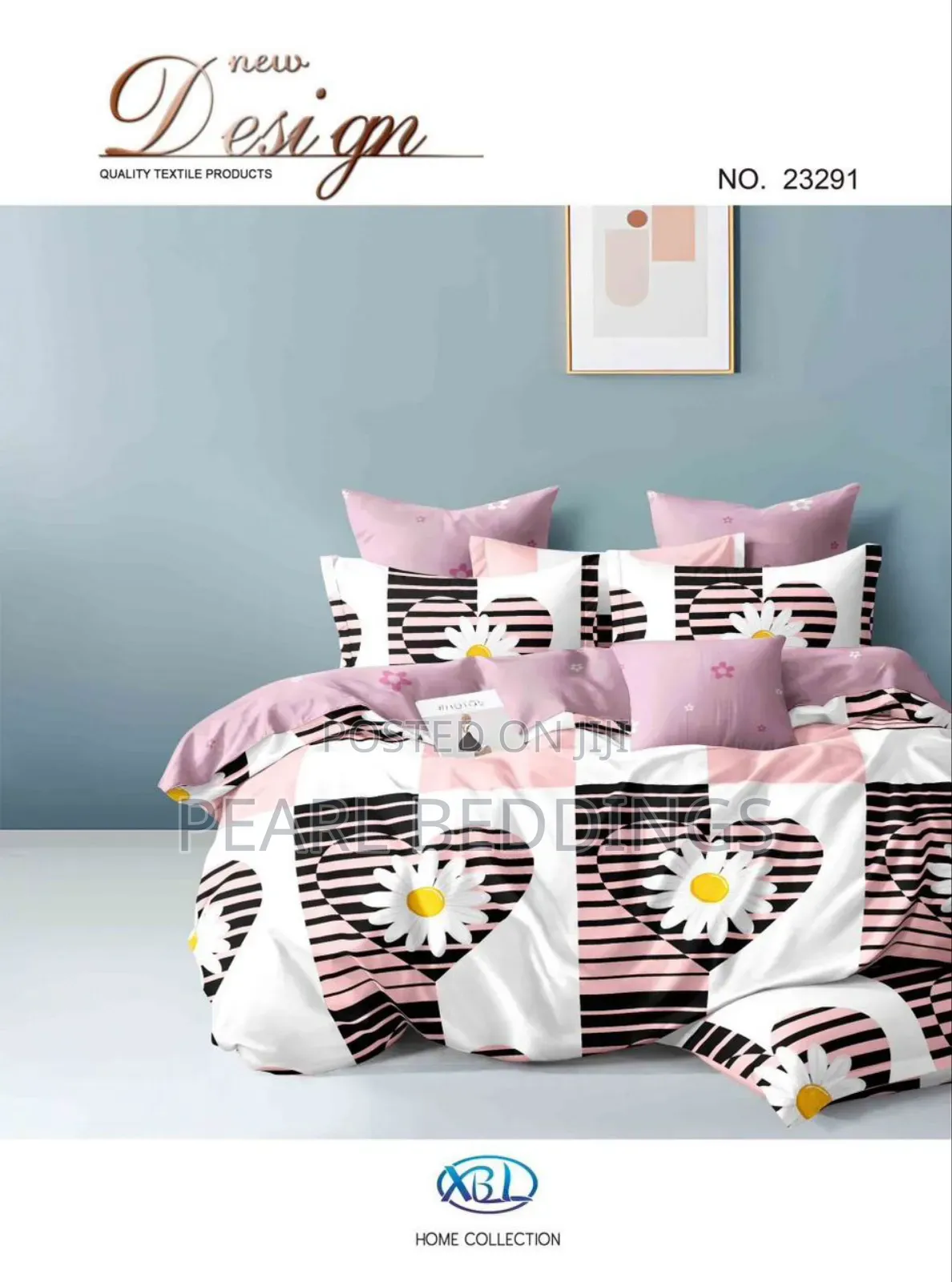 Premium Luxurious 5pcs Quality 100%Cotton Bedsheet Available