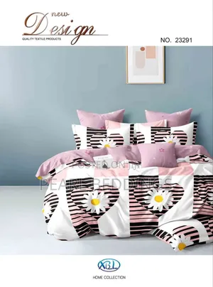 Premium Luxurious 5pcs Quality 100%Cotton Bedsheet Available