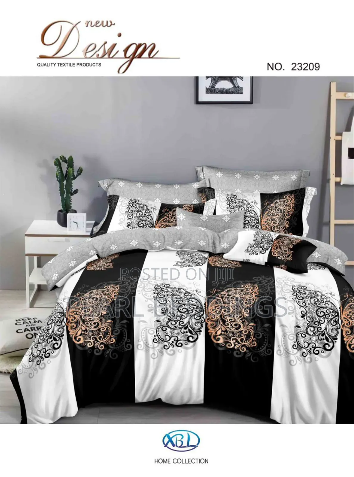 Premium Luxurious 5pcs Quality 100%Cotton Bedsheet Available
