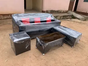 3in One L Shape Set With Glass Table and Coffee Table
