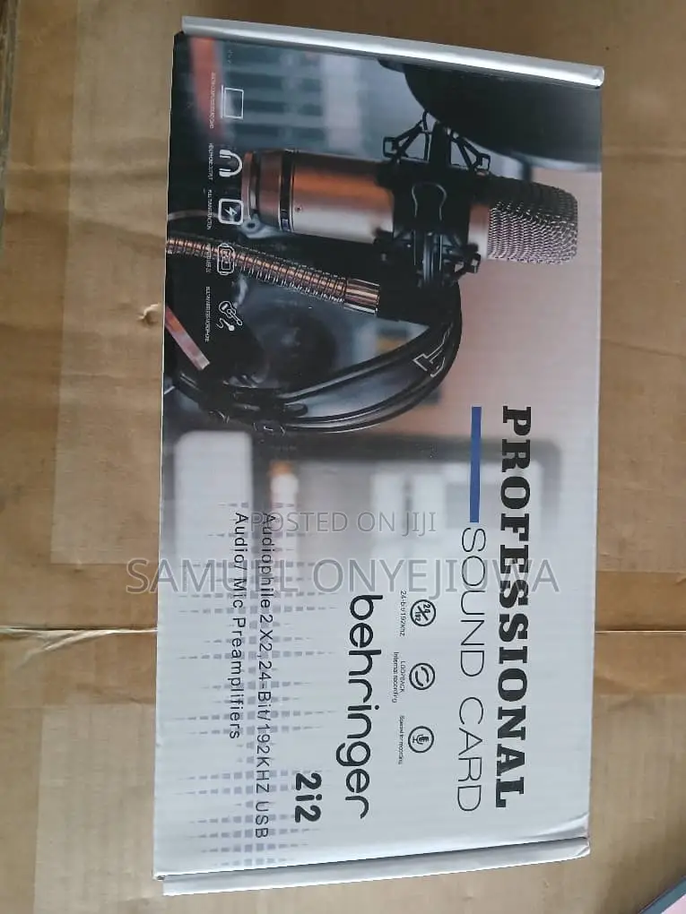 Brand New Studio Sound Card 2i2 Scarlet