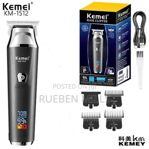 Kemei Km-1512 Cordless Men's Electric Beard Shaver Trimmer