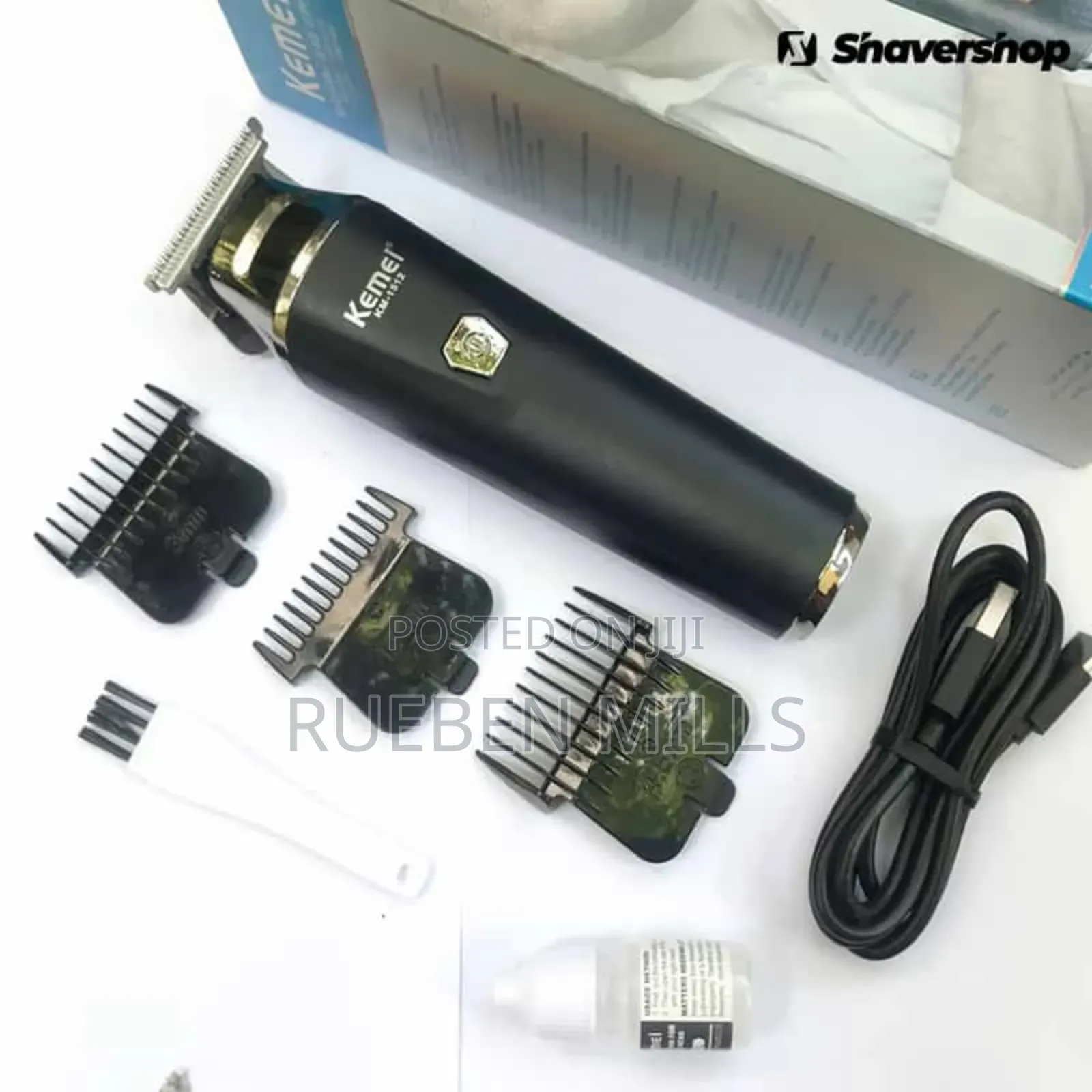 Kemei Km-1512 Cordless Men's Electric Beard Shaver Trimmer