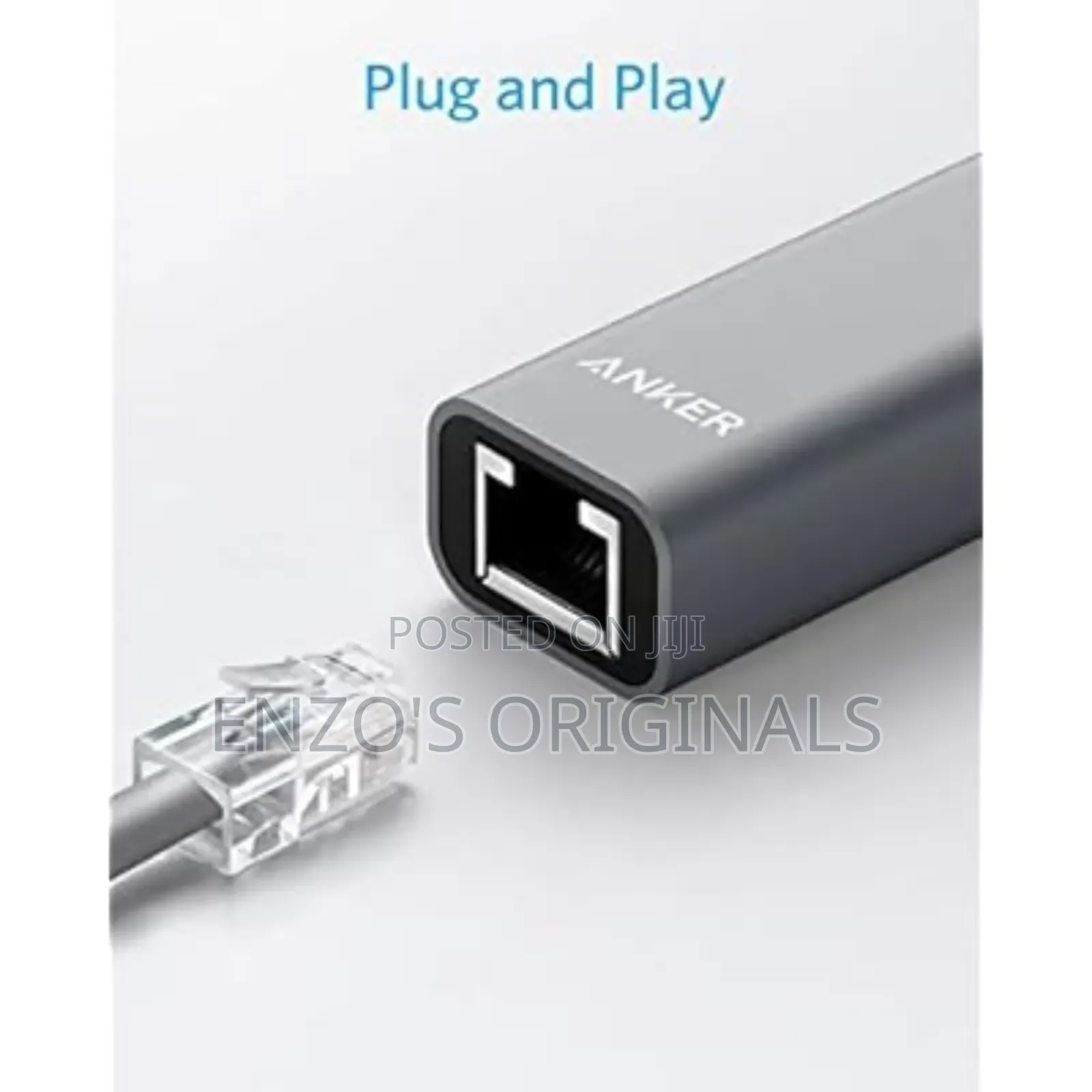 Usb-C to Lan Network Rj45 Gigabit Ethernet Adapter Anker Brand