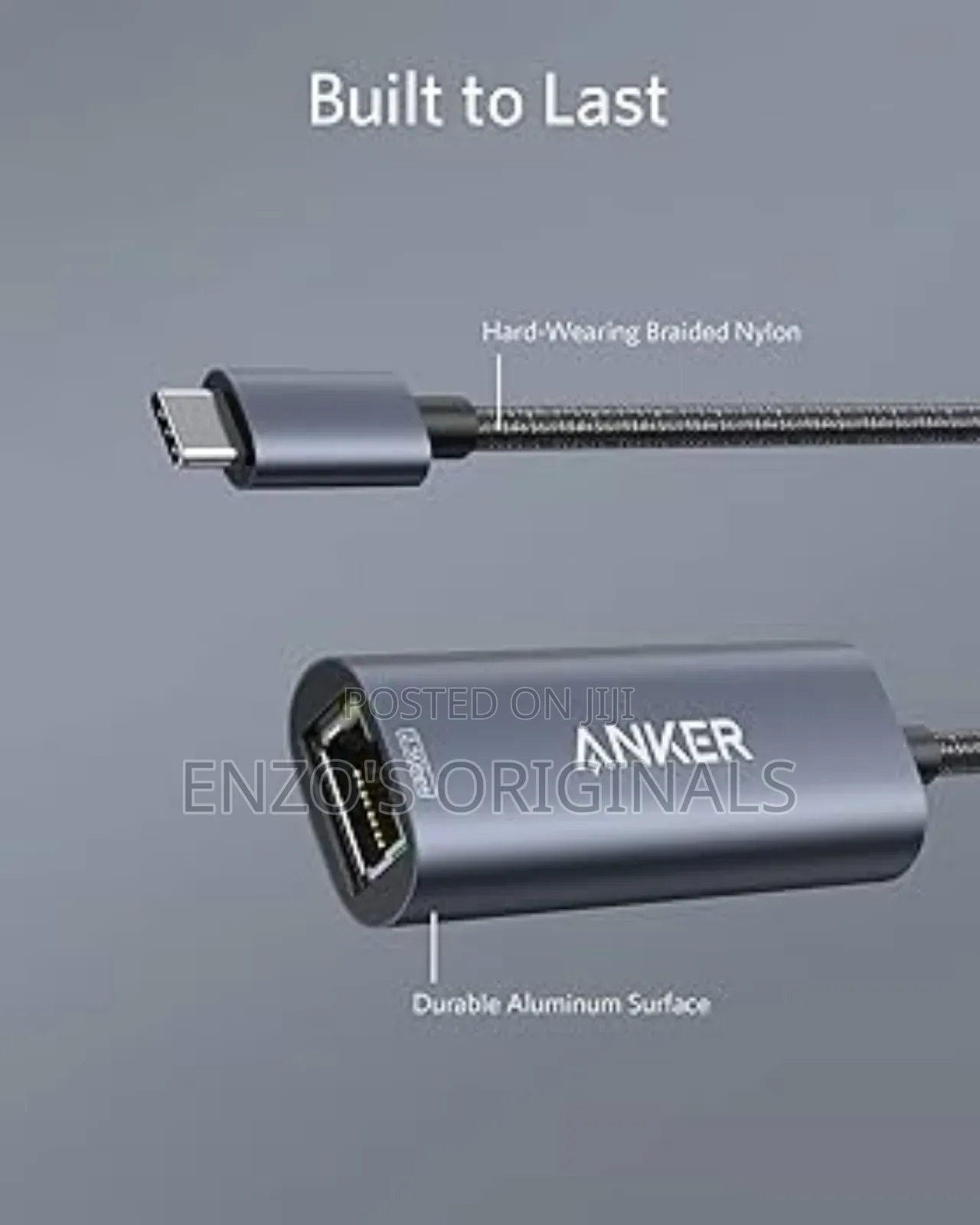 Usb-C to Lan Network Rj45 Gigabit Ethernet Adapter Anker Brand