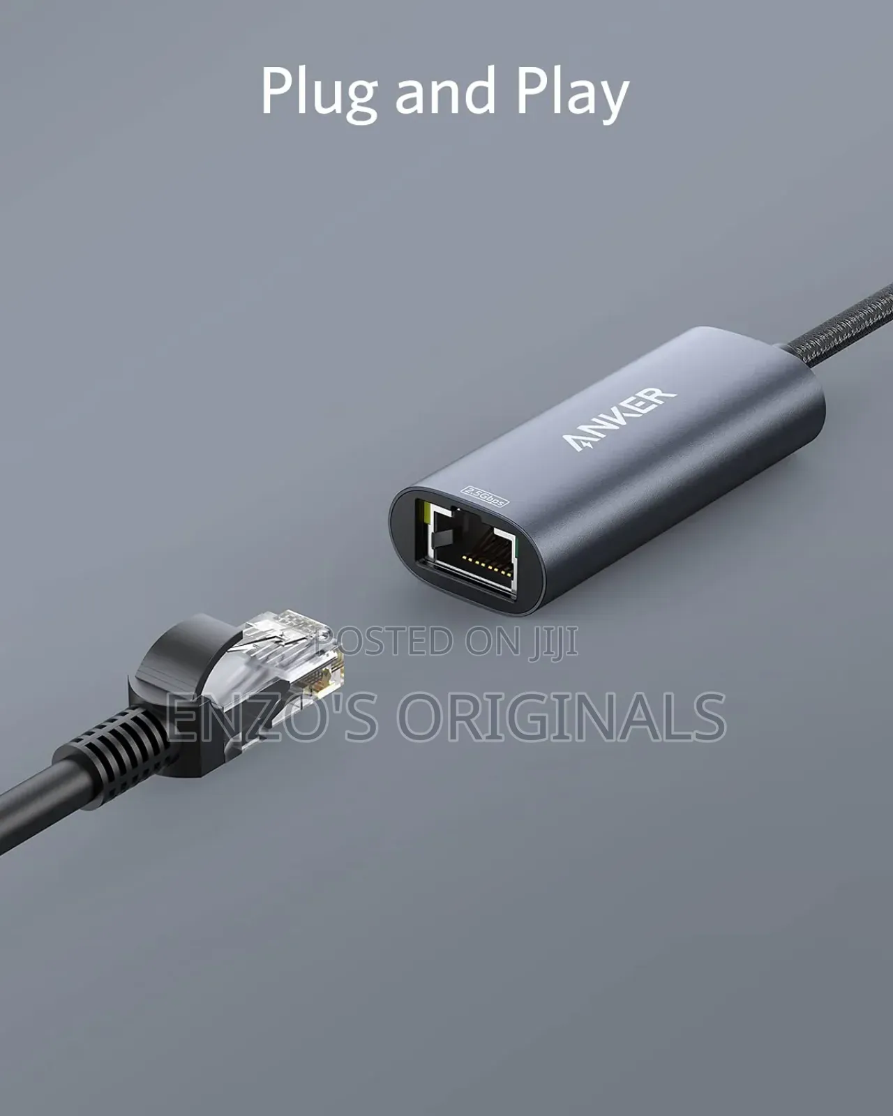 Usb-C to Lan Network Rj45 Gigabit Ethernet Adapter Anker Brand