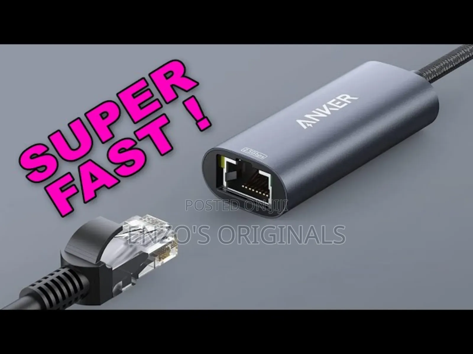 Usb-C to Lan Network Rj45 Gigabit Ethernet Adapter Anker Brand