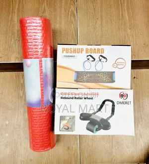 Abs Roller, Push Up Board and Yoga Mat