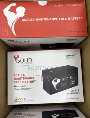 Solid Ups Battery Lead Acid 12v 9ah