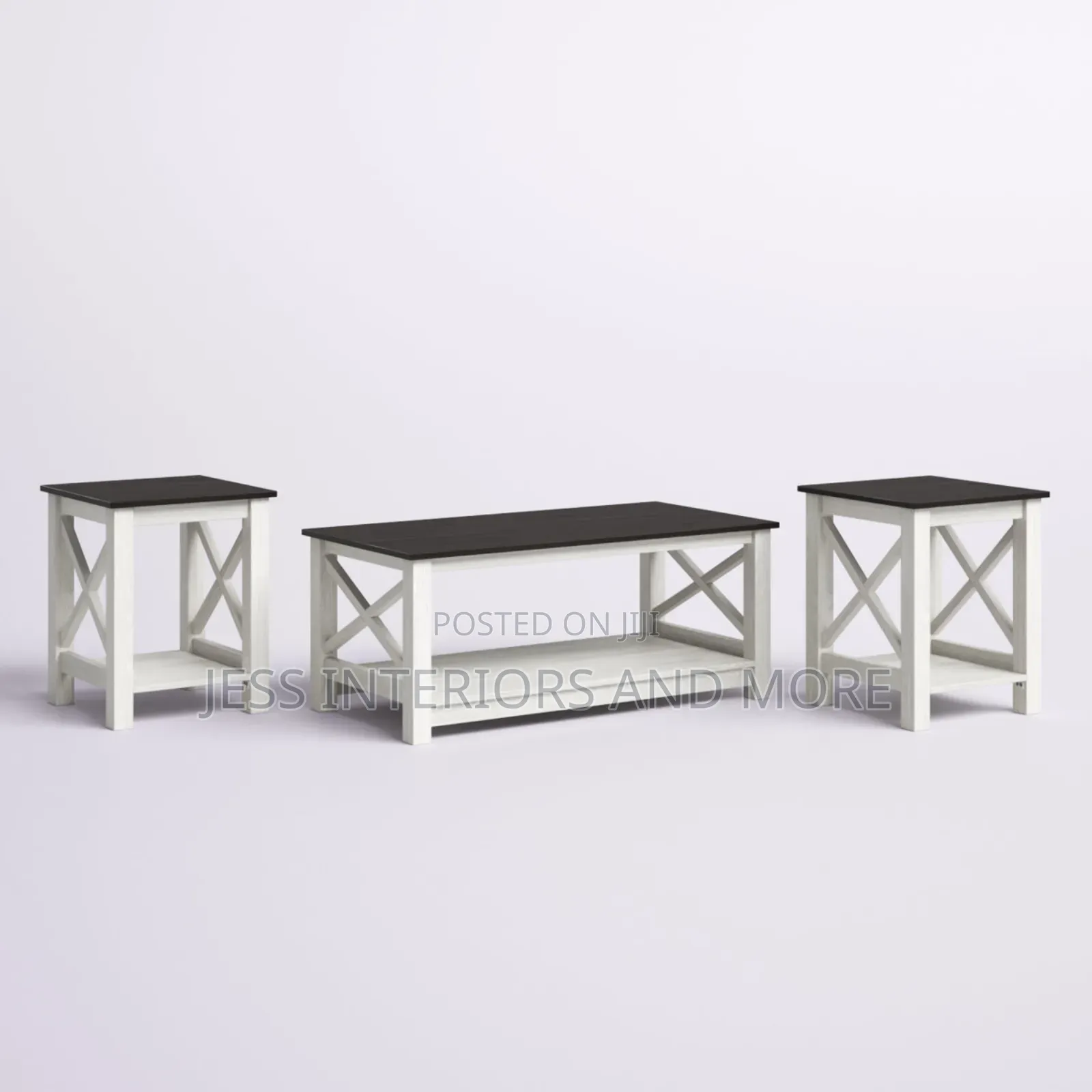 Coffee Table Set With Two Side Tables