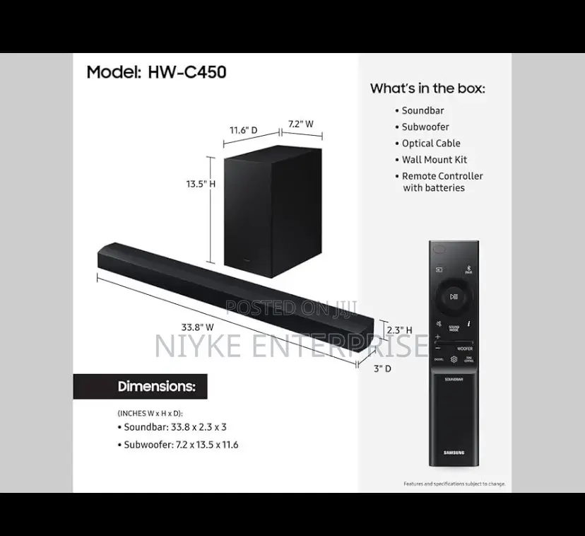 Samsung Hw-c450 2.1ch Soundbar