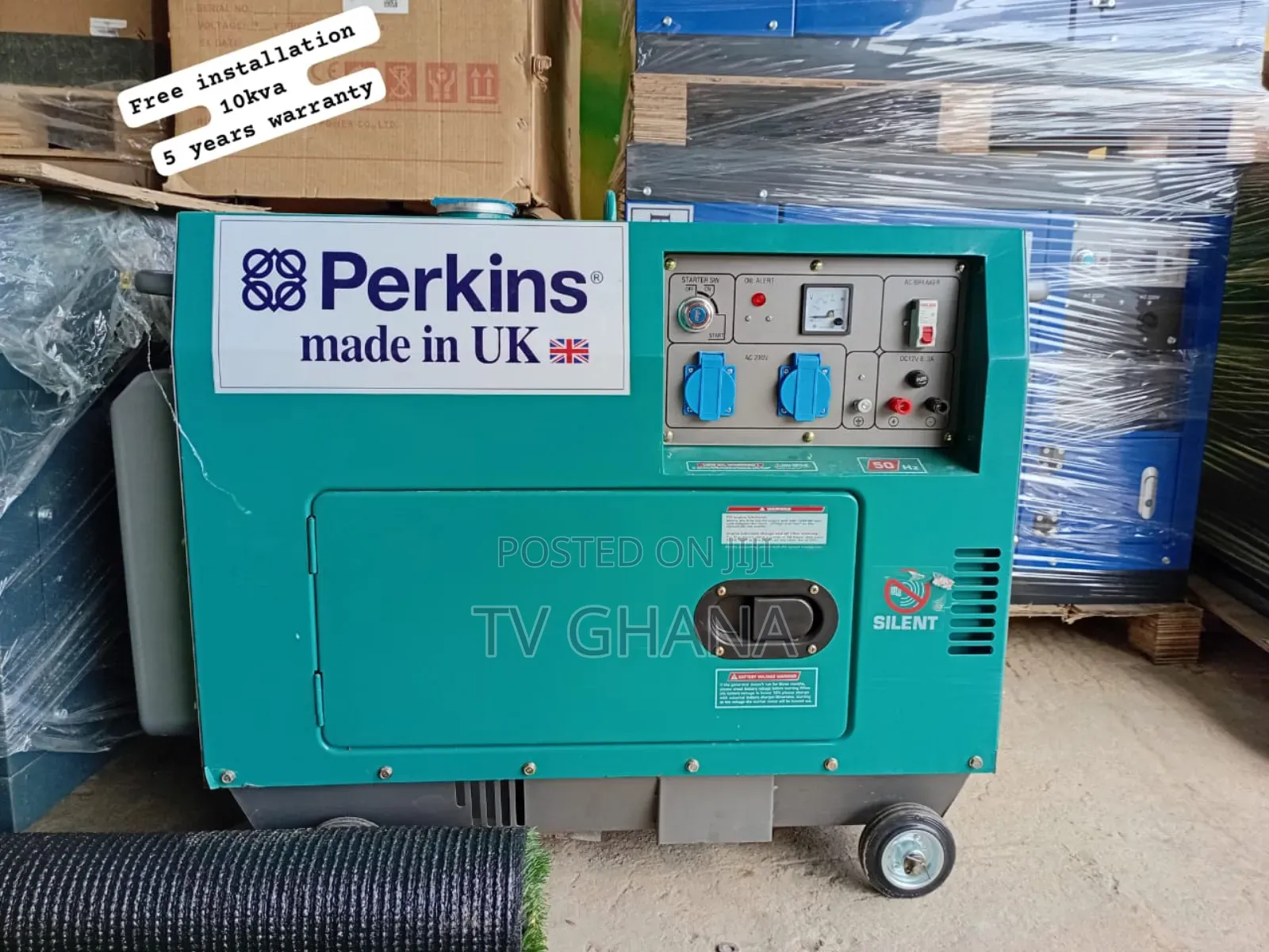 Omegacorex 10kva Silent Perkins 10kva Diesel
