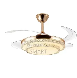 2in1 Retractable Led Ceiling Fanlight With Bluetooth