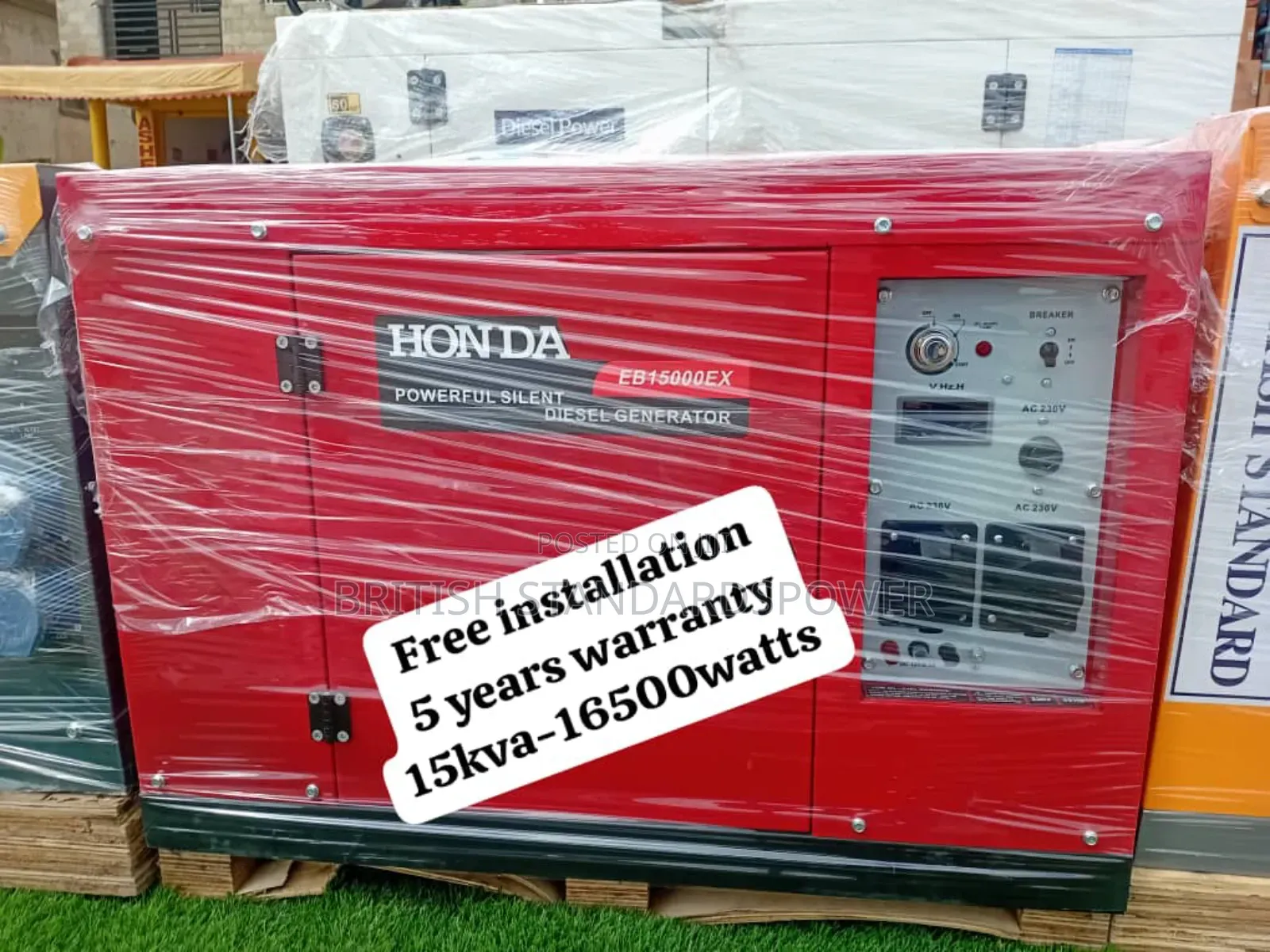 Stable 15kva Remote Engine Start Diesel Generator