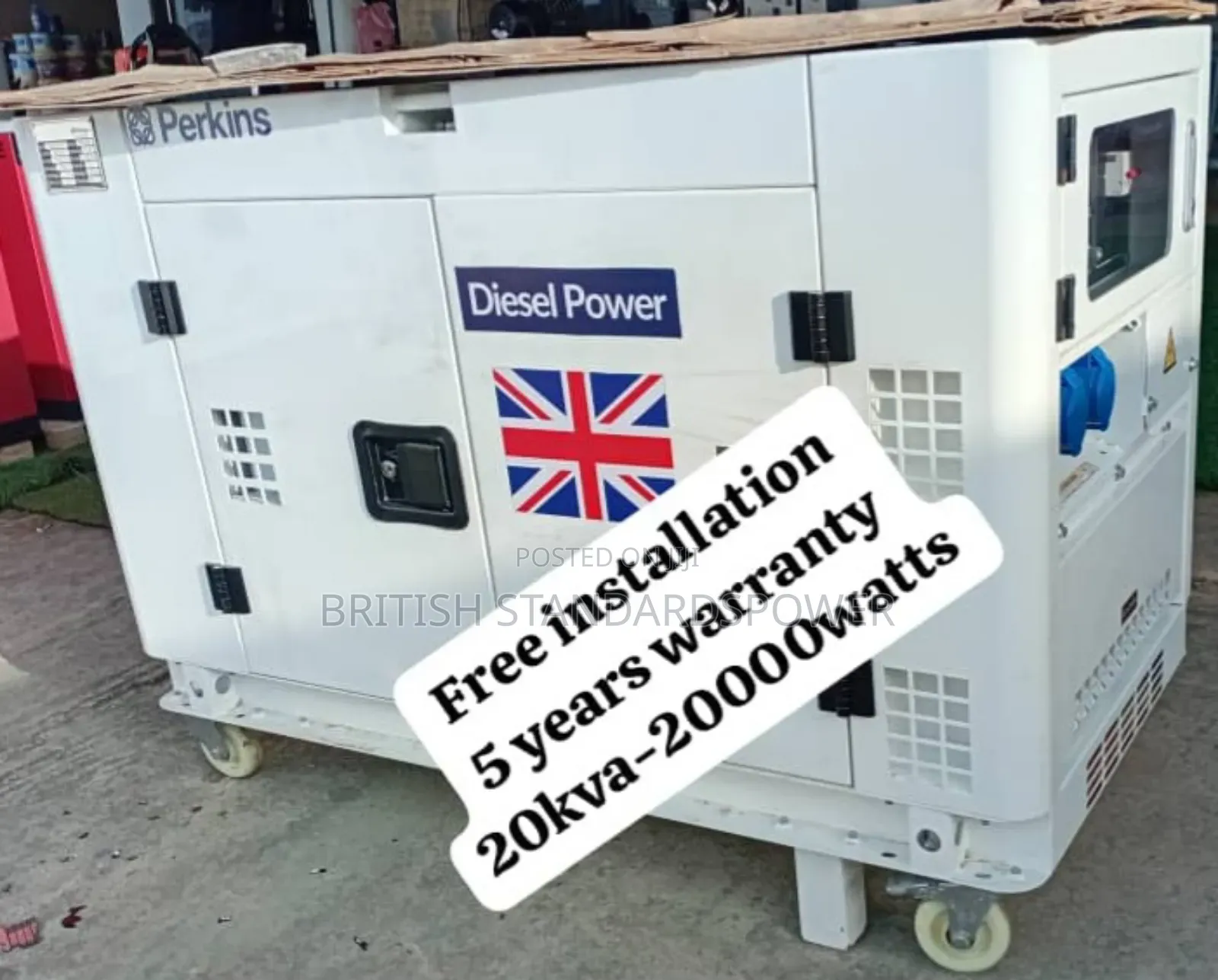 Perkins 20kva Silent Diesel Generator Perkins