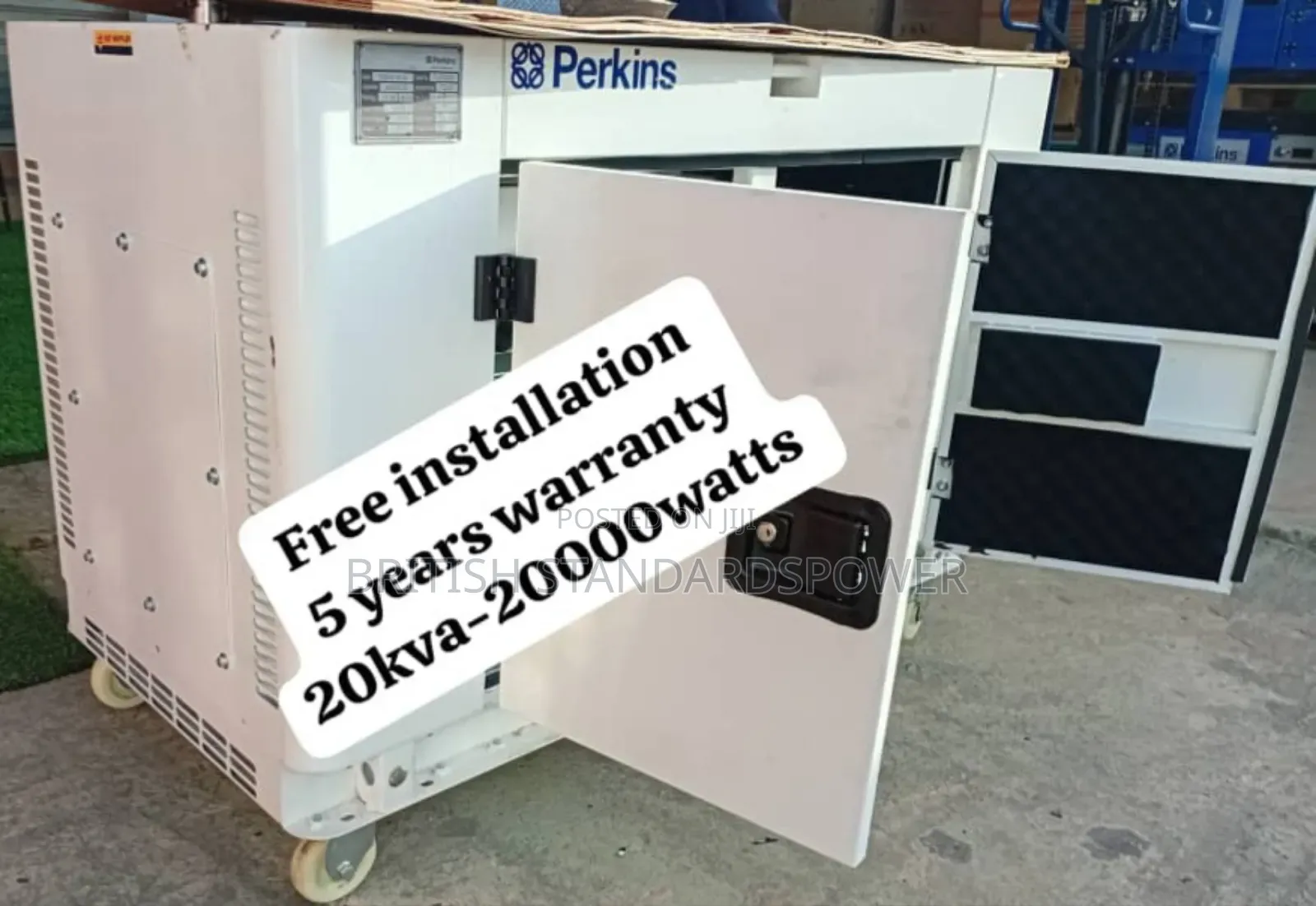Low Maintenance 20kva Diesel Perkins Generator 20kva