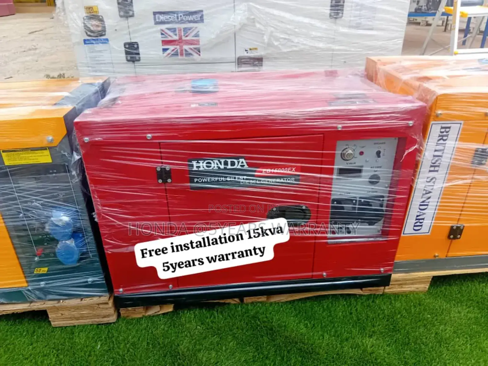 Legend Front Diesel Generator Honda 15kva 16500watt