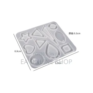 10 Designs Silicone Mold for Epoxy Resin Arts and Crafts