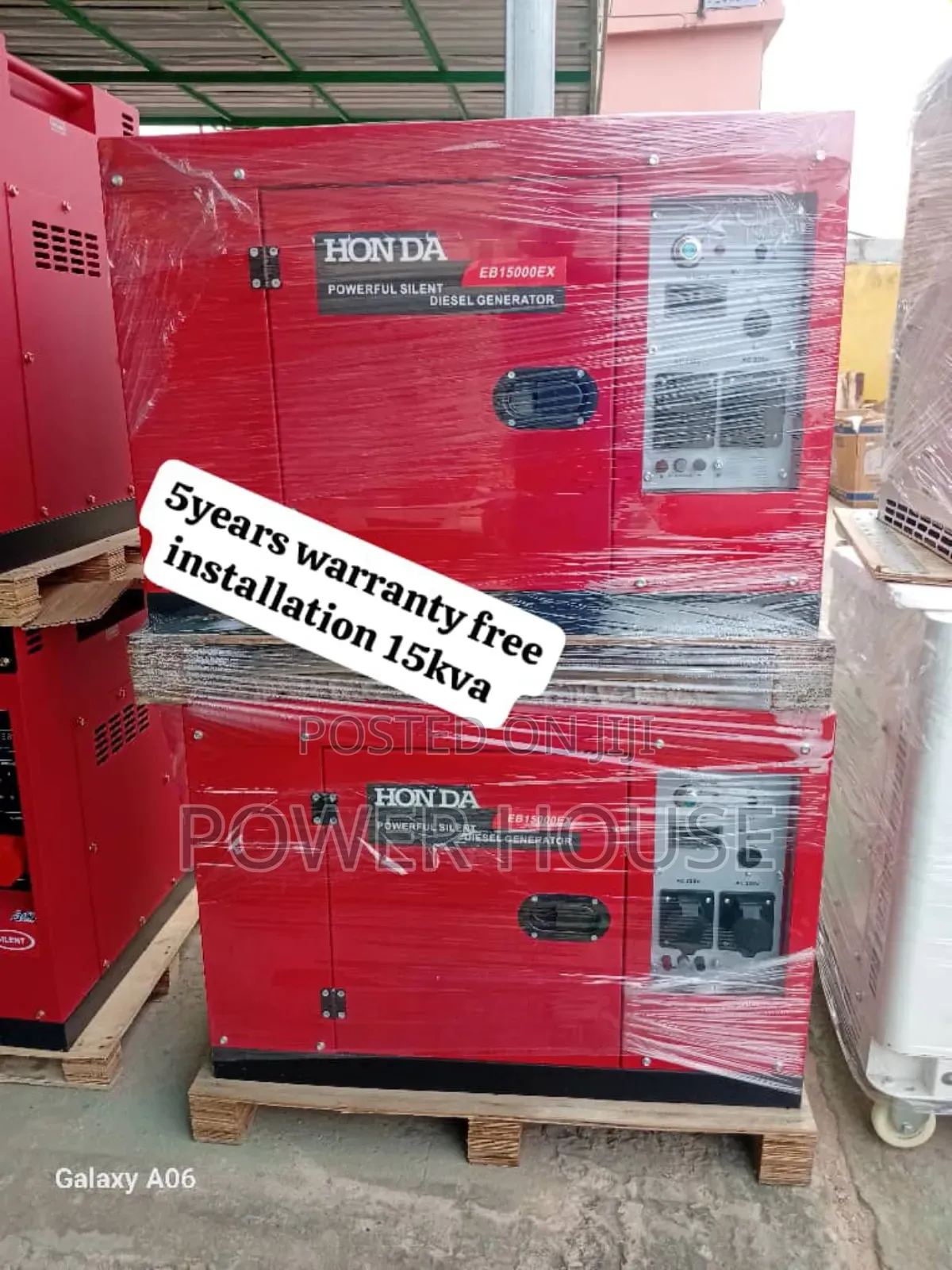 Ignite Arry Honda Diesel Generator 15kva 16500watts 15kva