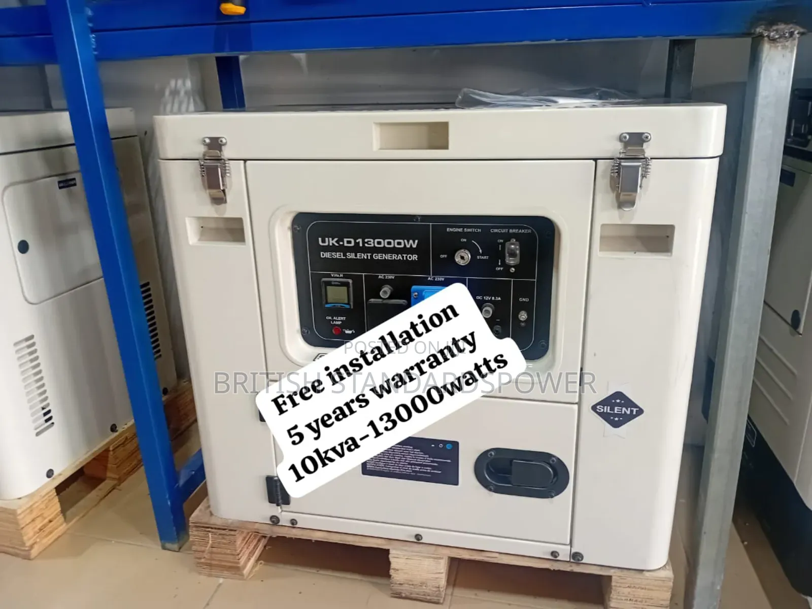 High Pressure Power 10kva Silent Diesel Generator