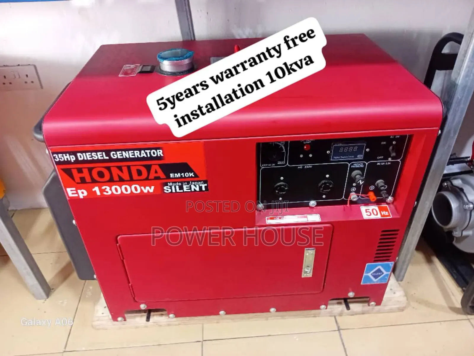 Ignite Reserve Honda Diesel Generator 15kva 16500watts 15kva