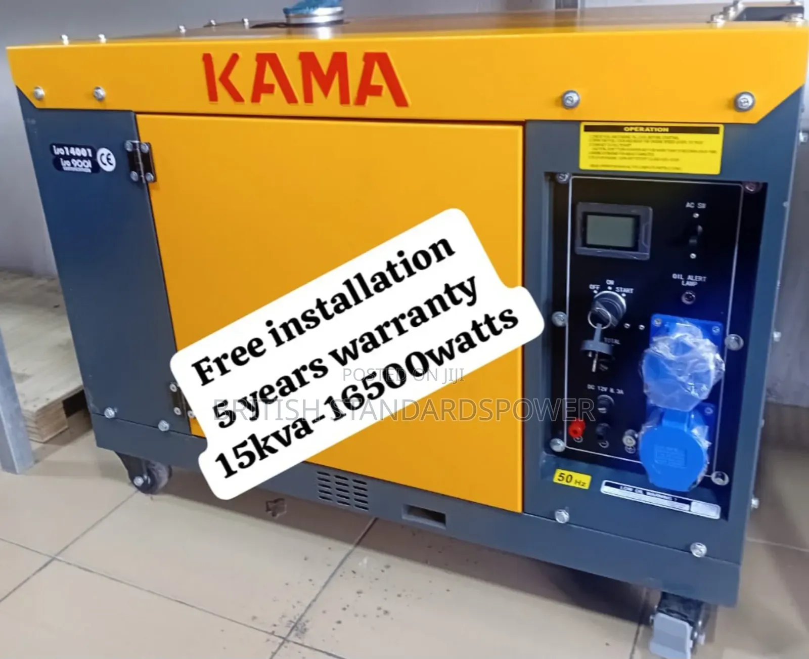 Noise Free 15kva Diesel Generator 15kva-16500watts